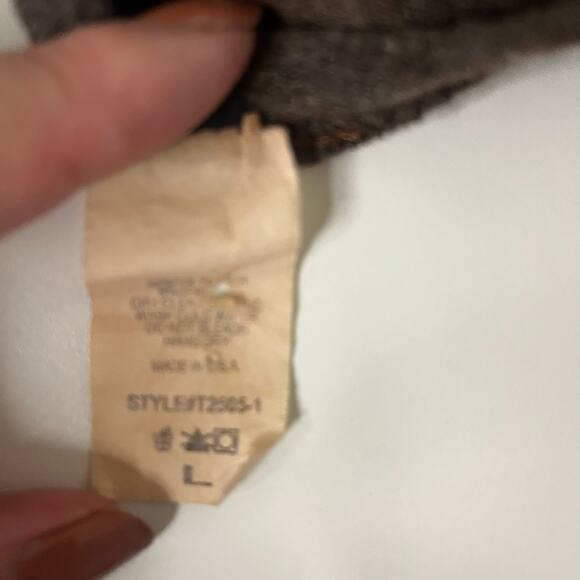 Yahada Brown Tie Dye Cozy & Soft Fall Sweatshirt women’s size large - Picture 5 of 8